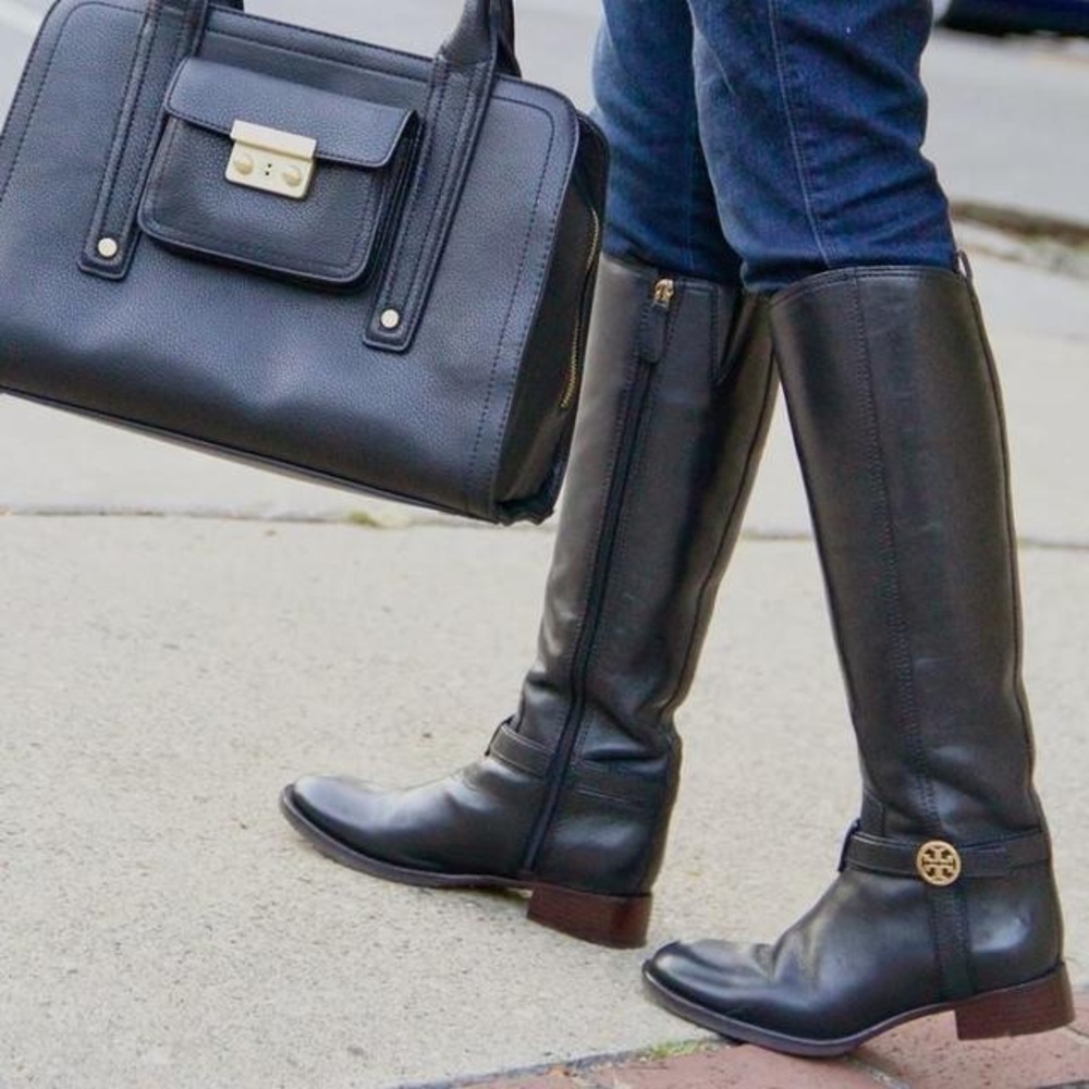 TORY BURCH Bristol leather riding boots